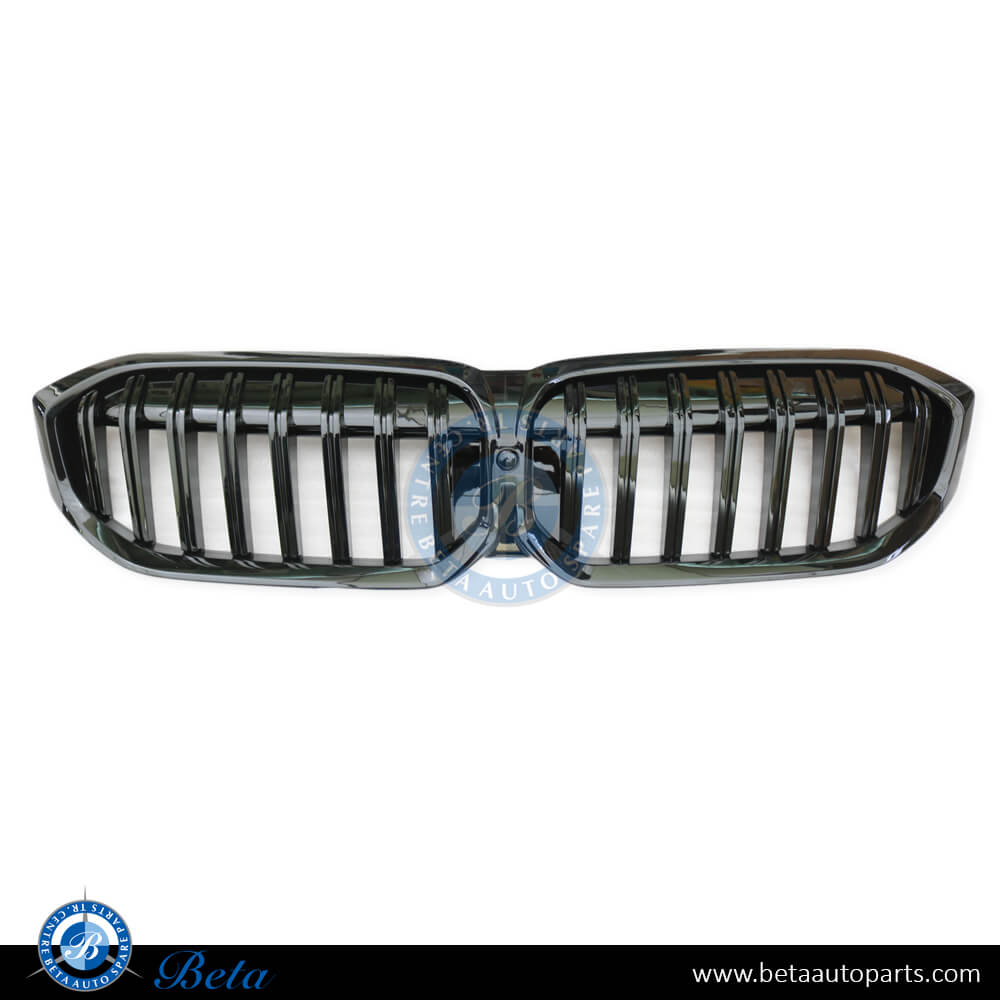 Radiator Grille M-Tek with Camera Hole Gloss Black color for BMW 3 Series G20 LCI 2023-Up models, Part Number 51115A1BFB0 Radiator Grille M-Tek with Camera Hole Gloss Black color for BMW 3 Series G20 LCI 2023-Up models, Part Number 51115A1BFB0